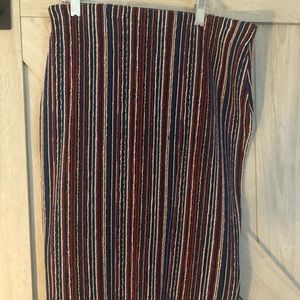 Zara striped skirt